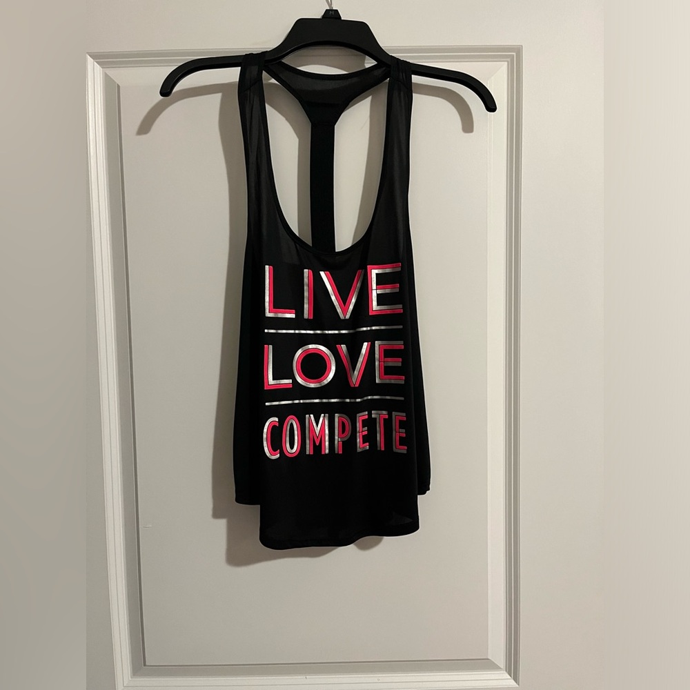 Aeropostale Live Love Dream Workout Racerback Tank Top